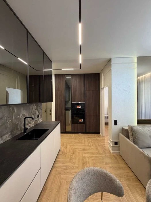 1комн квартира с качественным ремонтом в ЖК Атмосфера, Арка.
