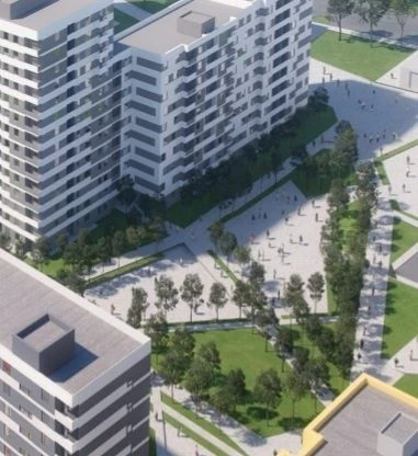 3-room apartment for sale in a modern residential complex Prolisok metro station