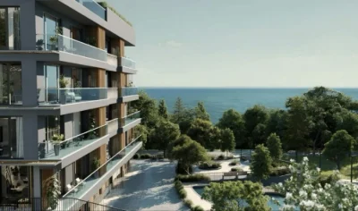 Продам апартаменты. Первая линия моря .Пляж Отрада, трасса с