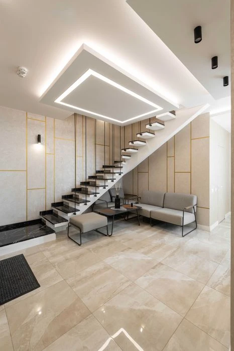 WITHOUT% 2-level apartment with a terrace in the Victory V residential complex, furniture, equipment