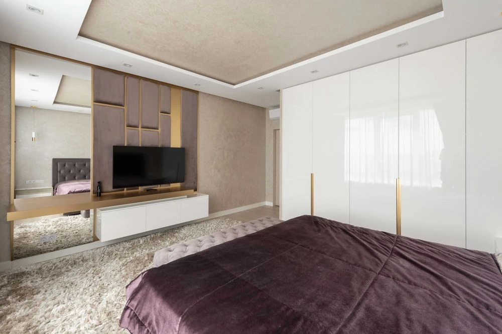 WITHOUT% 2-level apartment with a terrace in the Victory V residential complex, furniture, equipment