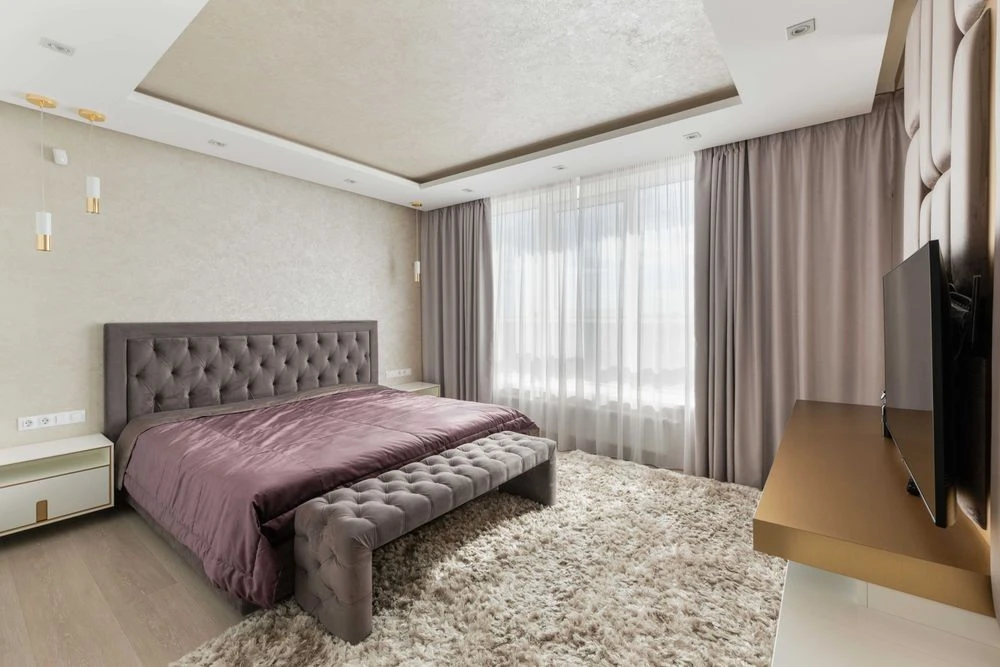 WITHOUT% 2-level apartment with a terrace in the Victory V residential complex, furniture, equipment