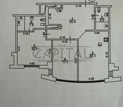Sale of 3-room apartment in the residential complex Bulvar Fontaniv Pechersk No commission