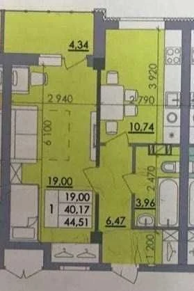 ЖК Пелюстковий 1к 45м2 5 поверх зданий корпус переуступка