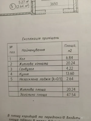 Продам 1-комнатную Поляска 6