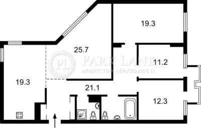 4-room apartment for sale with renovation, Shevchenkivskyi district, Beresteyskyi district