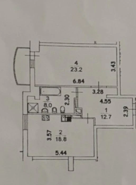 For sale 2-room Zolotoustivska 47-49 Pavlovskaya Shevchenkivskyi