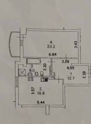 For sale 2-room Zolotoustivska 47-49 Pavlovskaya Shevchenkivskyi