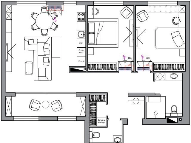 Sale of 3-room apartment 93.7 sq. m on Richkova St. 4 • ID 3460831