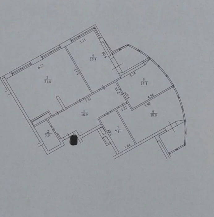 Osokorky View of the Dnipro Residential Complex Zarechny 3 bedrooms Renovation 120m² For