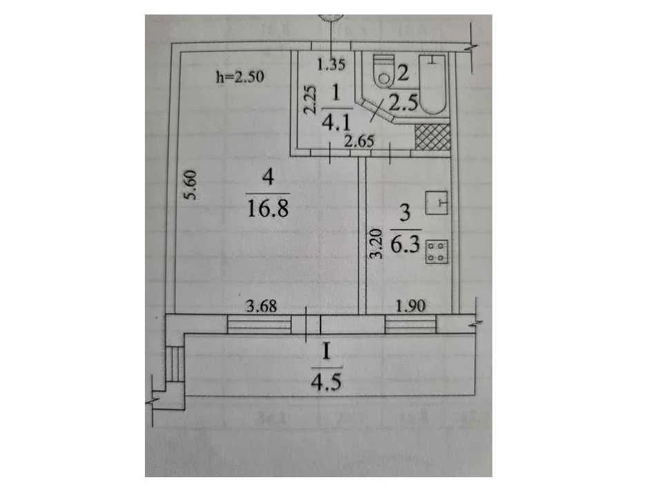 Apartment. Dnipro, Academician Yangelya St.