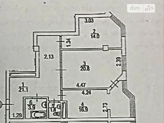 Sale of 2-room apartment 80 sq. m. on Hetmana Vadyma St. 1B • ID