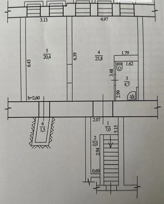 Apartment of Gogol K. Marks for sale
