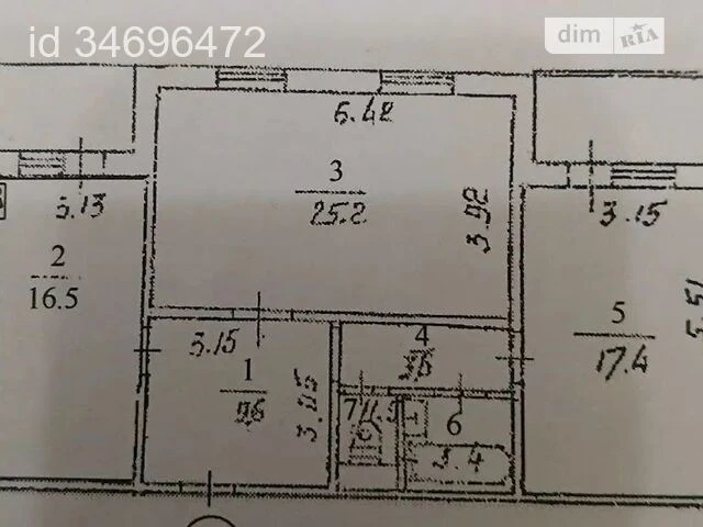 For sale / Apartment / 82 m2 / Darnytskyi district / Hryhoren Ave.