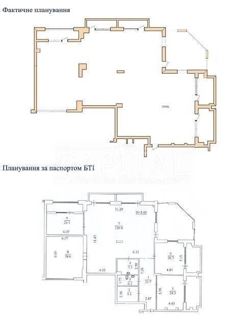Sale of 5-room apartment 347 sq. m on Lukyanivskyi Avenue 2A • ID