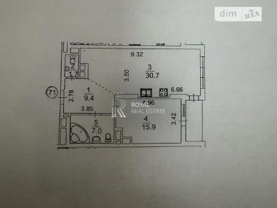 Продаж 1к квартири 67 кв. м на вул. Генерала Шаповала 2 • ID