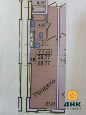 Аркадия! Жк Родос! Продам квартиру-студию!