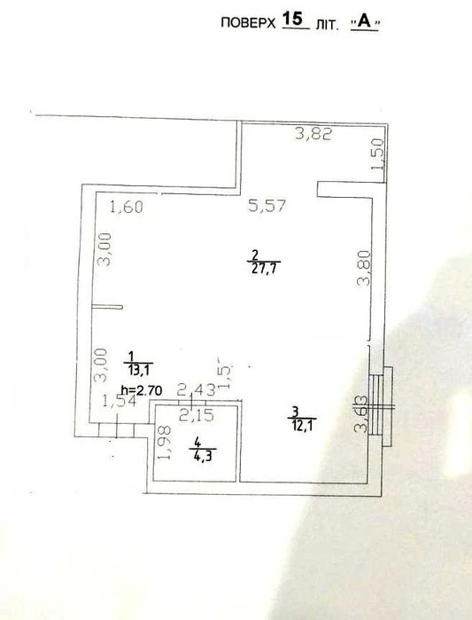 Продам 1 (2) кім. квартиру ЖК "Графський", Центр, 15/15 Ц  5