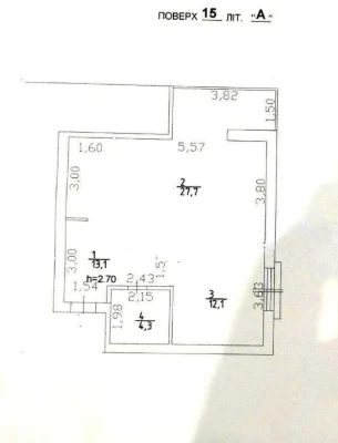 Продам 1 (2) кім. квартиру ЖК "Графський", Центр, 15/15 Ц  5