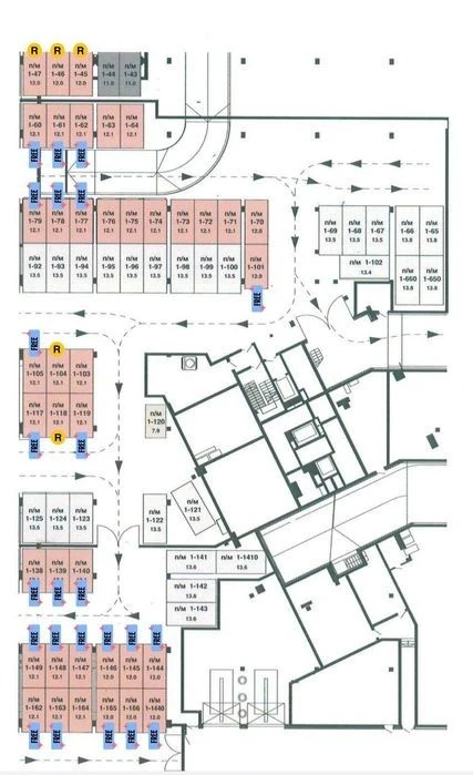 Without % Sale 3 sq m 109.7 m2 TRINITY residential complex
