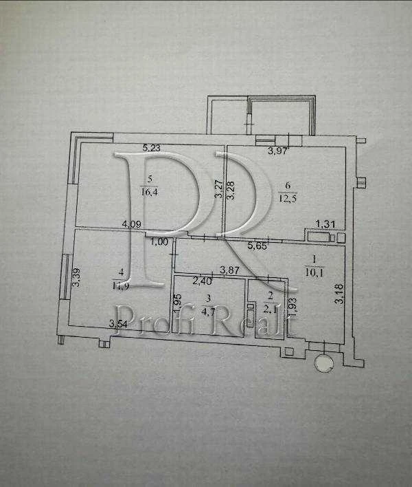 2-room apartment 61 m² for sale, 12, Ivan Vyhovskogo str