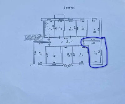 Продам комнату в малосемейке у моря.