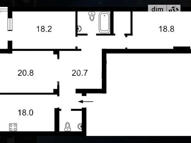 Sale of 3-room apartment 110 sq. m on Dmytrivska Street 75 • ID 347