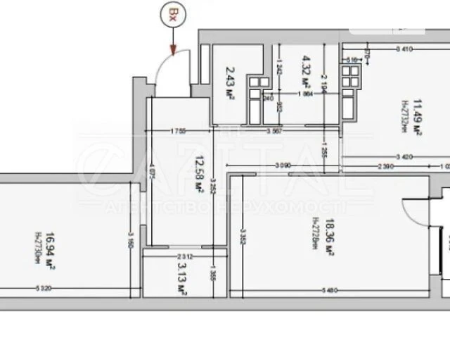 Продажа 2к квартиры 80 кв. м по ул. Казимира Малевича • ID 3