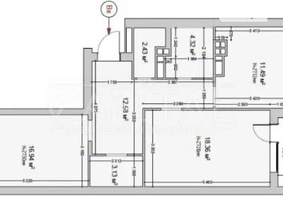 Продажа 2к квартиры 80 кв. м по ул. Казимира Малевича • ID 3