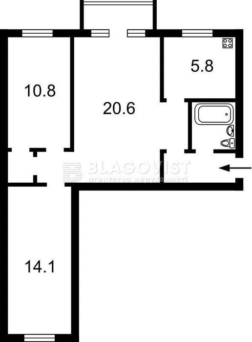 3-room apartment for sale Vaclav Havel 40
