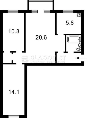 3-room apartment for sale Vaclav Havel 40