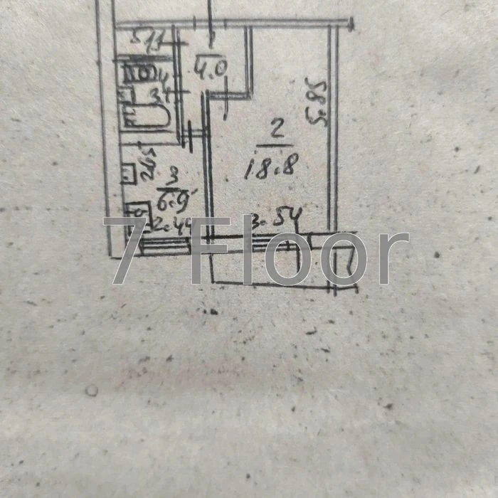 1-room apartment Chervonaya Kalina, Mayakovsky station, Pocha