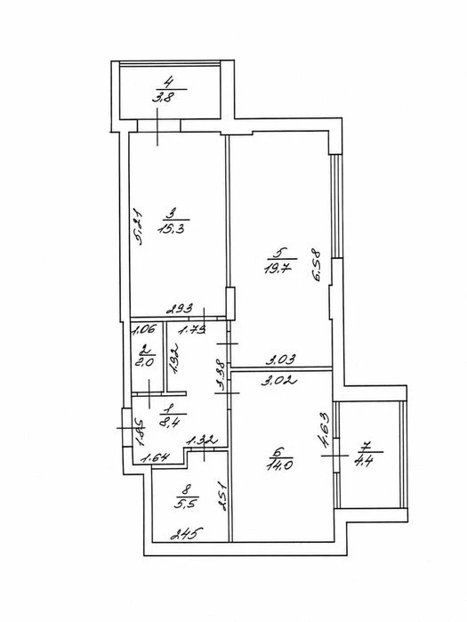 For sale/2 apartment/0 cycle/Ocheretyana 11/New building/Lviv