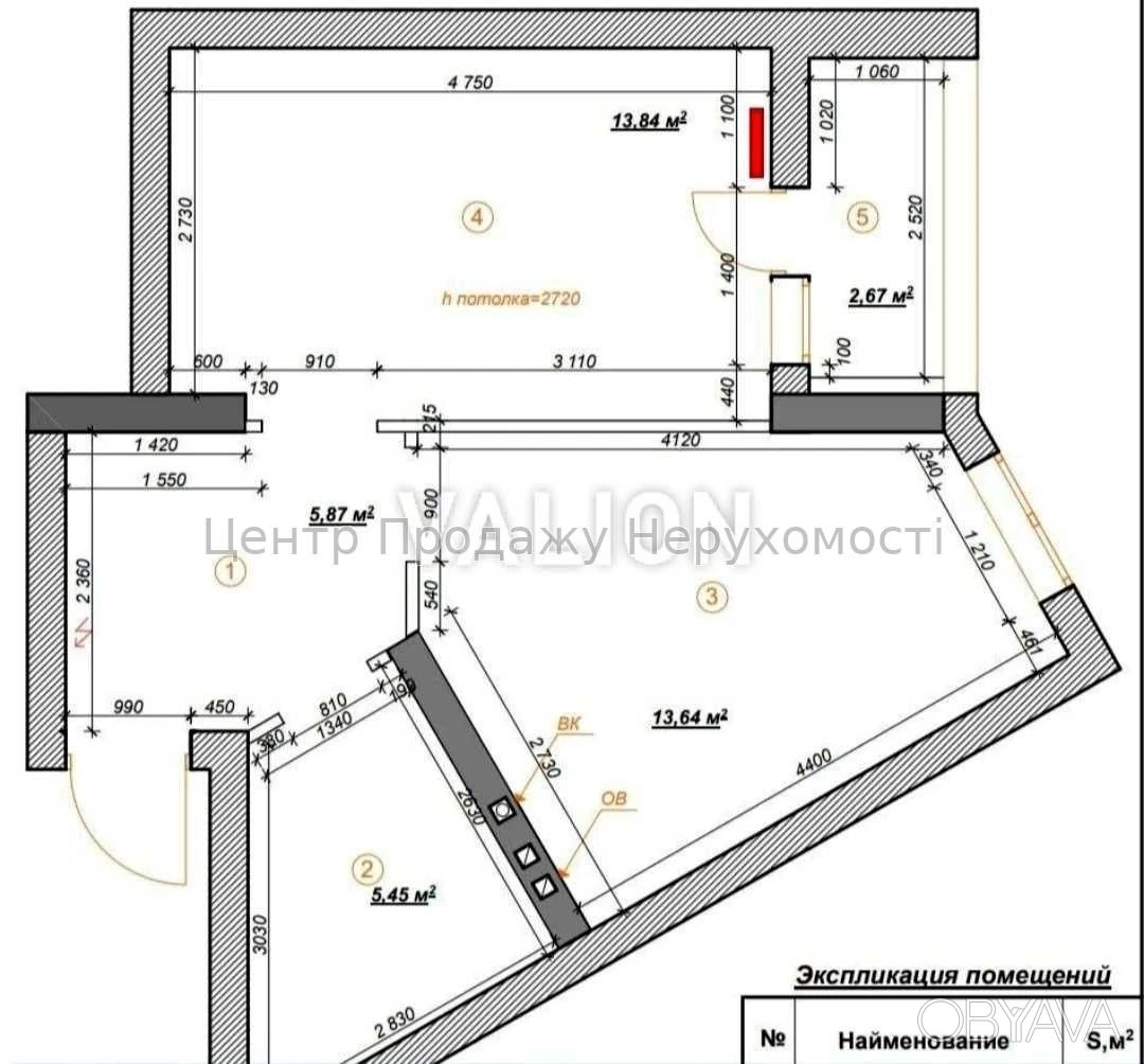 1-комнатная квартира, 39.58 м.кв.