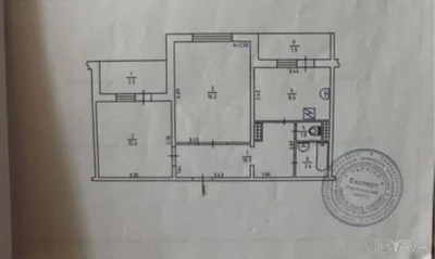 2-комнатная квартира, 55 кв. м