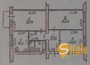 Sale of a 3-room apartment on Patriotichna Street.