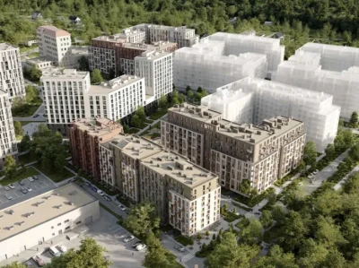 2-room apartment for sale in Terra residential complex by Avalon in the park area