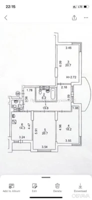 3-комнатная квартира, 115 м.кв.