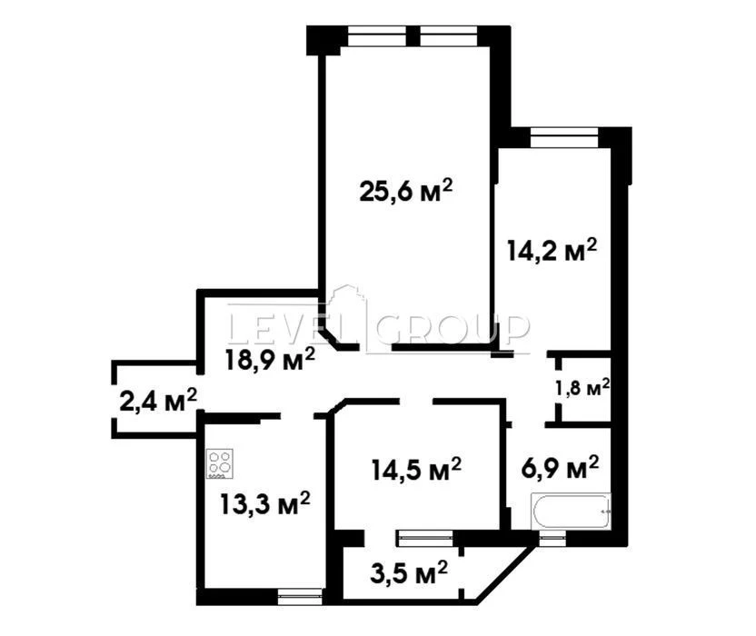 3-room apartment for sale, 101 m², Darnytskyi district, BE
