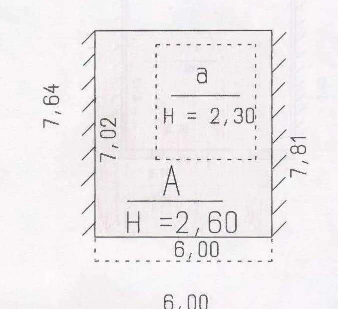 Garage for 2 cars 46m2