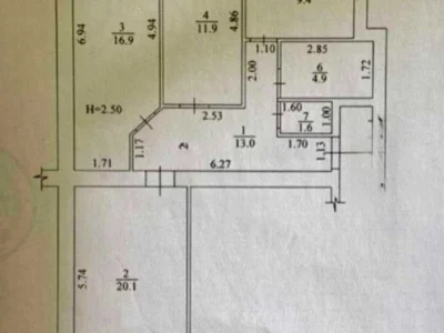 Apartment. Kharkiv, Myru St.