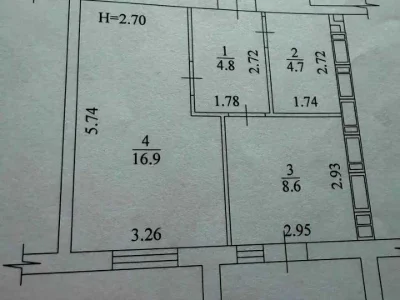 Apartment. Kharkiv, Barabashova St.