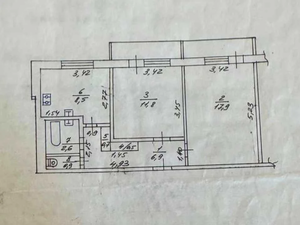 Apartment. Kharkiv, Unity St. (Krasnodarska), 171k