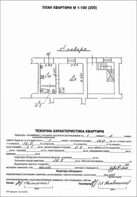 For sale 1 room apartment 27 m² 1/3 Petra Doroshenka St. $70,000