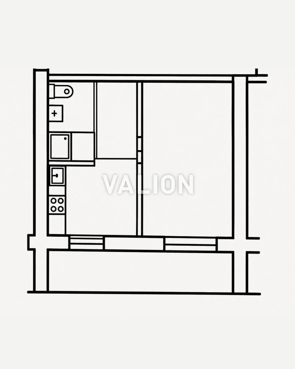 No. 1k apartment for sale near the metro station Dorohozhychi Shevchenkivskyi