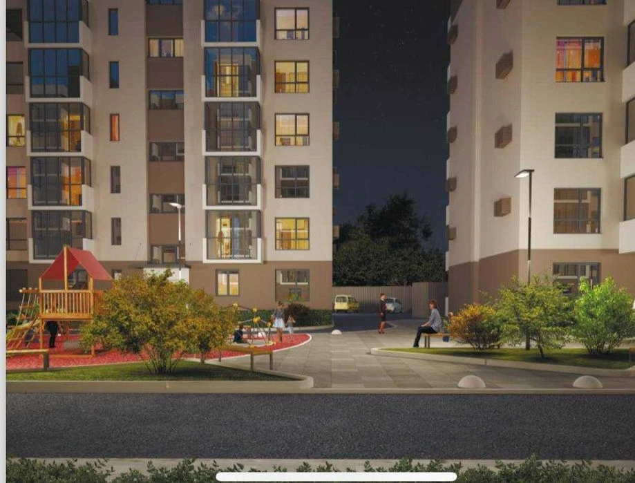 2-кімнатна квартира 61,11 м² у центрі міста |ЖК «На Сінній 2