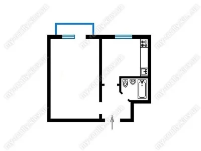 For sale 1-room apartment 31 sq. m on Myru Ave. 6 • ID 34650609
