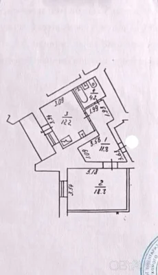 1 room apartment Vyshnyakivska St., 9