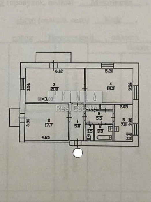 3-room apartment for sale, Mechnikova St. 6, Klovska