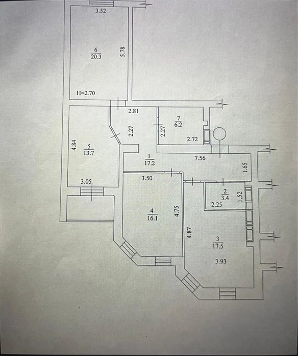 Exclusive! No analogues! Residential complex Sokolniki, 3-room apartment,